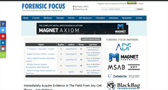 Desktop Screenshot of forensicfocus.com